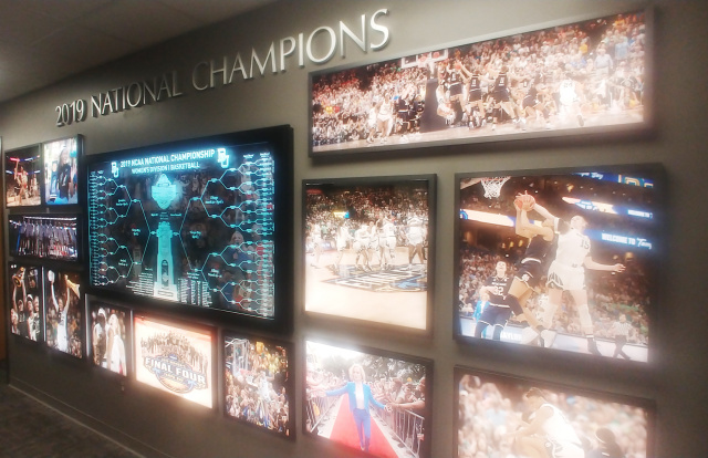 2019 Baylor Women's Champion Wall